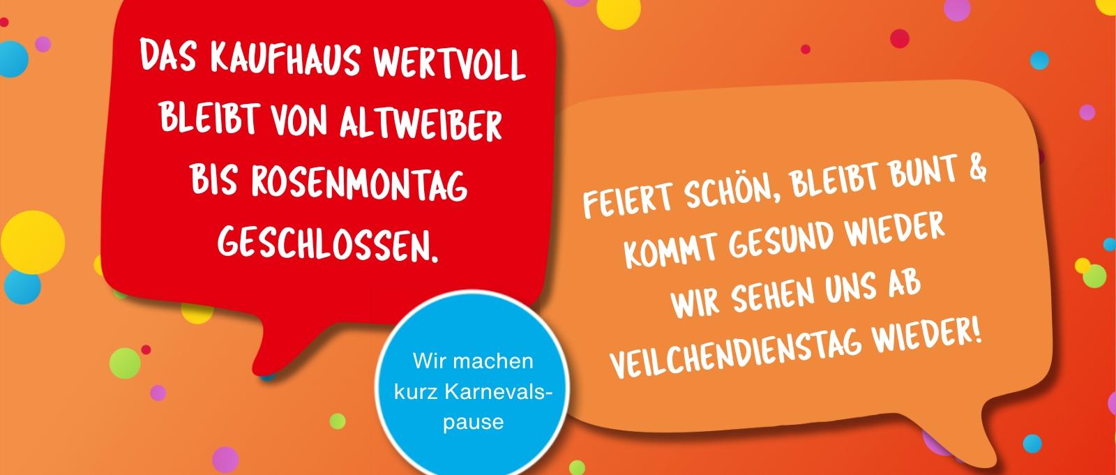 Karneval geschlossen  Website