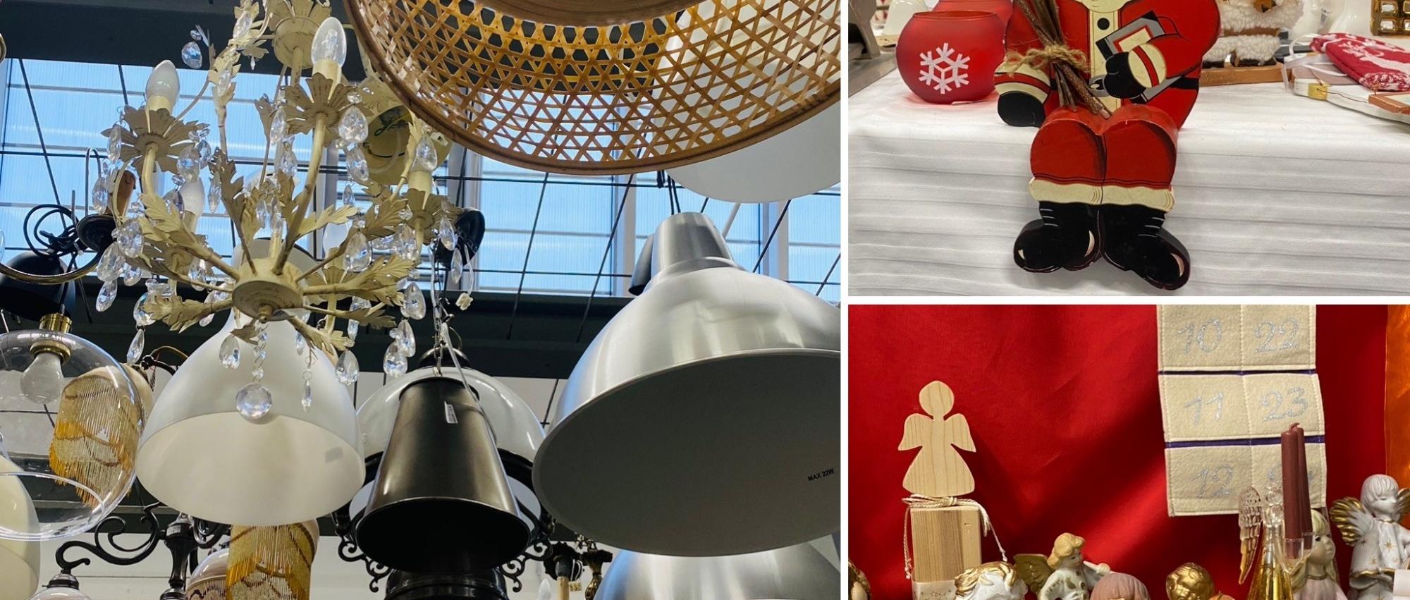 lampen und Weihnachtsdeko